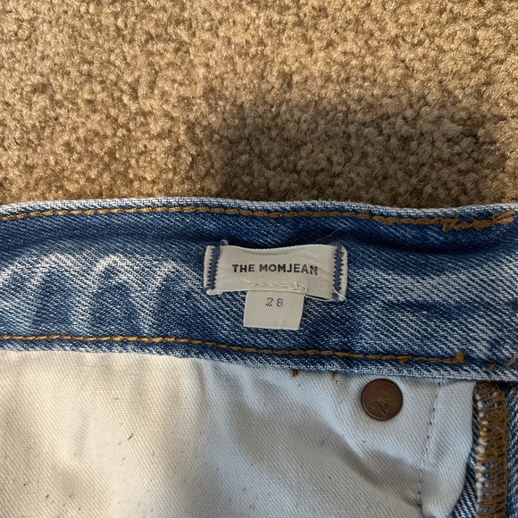 Madewell Mom Jeans High Rise Distressed Size 28 - Picture 8 of 10